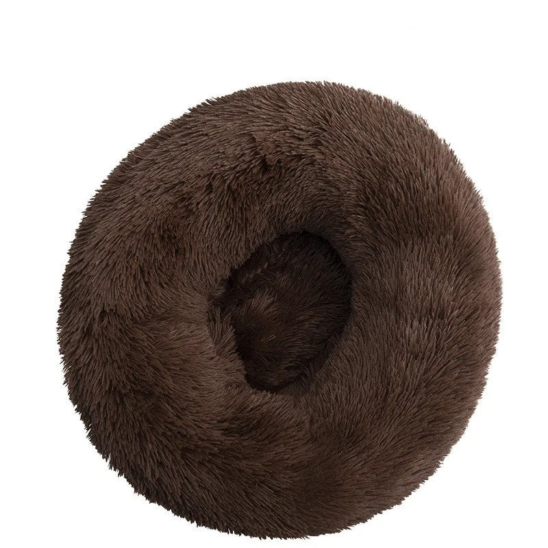 Fluffy donut bed in Cocoa