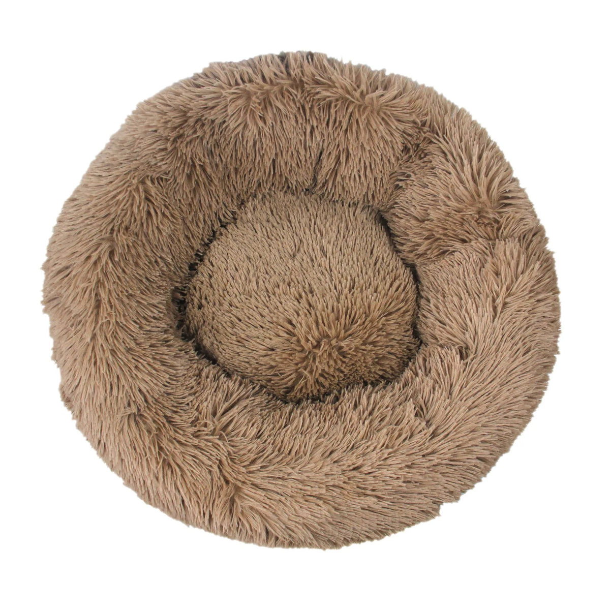 Fluffy donut bed in Mushroom